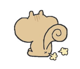 The daily life of squirrels sticker #5472833