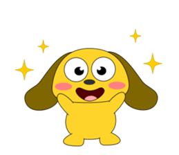 Small dog that always healthy sticker #5473100