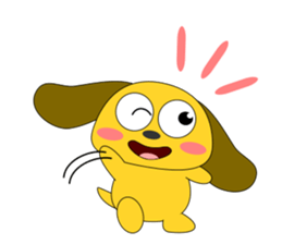 Small dog that always healthy sticker #5473101