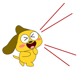 Small dog that always healthy sticker #5473103