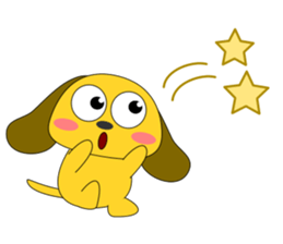 Small dog that always healthy sticker #5473104