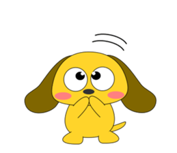 Small dog that always healthy sticker #5473105