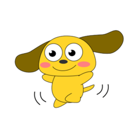 Small dog that always healthy sticker #5473106