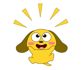 Small dog that always healthy sticker #5473110