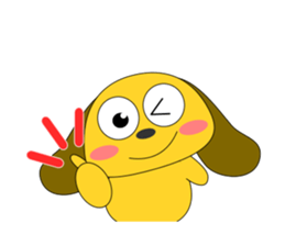 Small dog that always healthy sticker #5473111