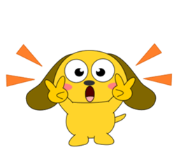 Small dog that always healthy sticker #5473113