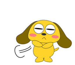 Small dog that always healthy sticker #5473116