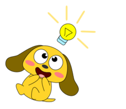 Small dog that always healthy sticker #5473120