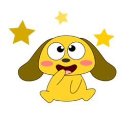 Small dog that always healthy sticker #5473122