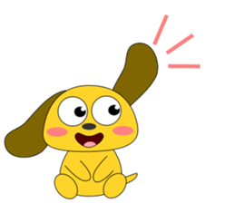 Small dog that always healthy sticker #5473127