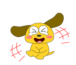 Small dog that always healthy sticker #5473133