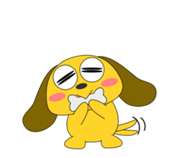 Small dog that always healthy sticker #5473134