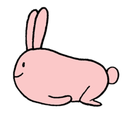 One's own pace rabbit sticker #5473265