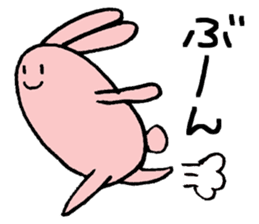 One's own pace rabbit sticker #5473268