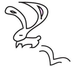 Rabbit Cool Gallery sticker #5473304