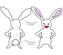 Rabbit Cool Gallery sticker #5473317