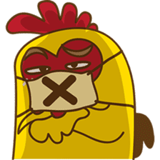 Yelo the naughty chicken sticker #5473542