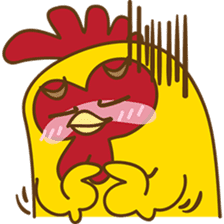 Yelo the naughty chicken sticker #5473543