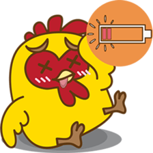 Yelo the naughty chicken sticker #5473546