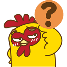Yelo the naughty chicken sticker #5473549