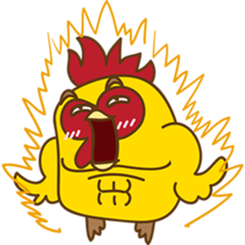 Yelo the naughty chicken sticker #5473550