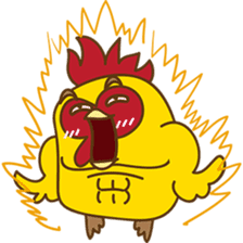 Yelo the naughty chicken sticker #5473550
