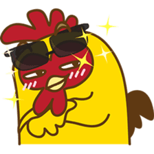 Yelo the naughty chicken sticker #5473564