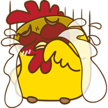 Yelo the naughty chicken sticker #5473570