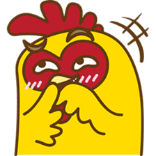 Yelo the naughty chicken sticker #5473573