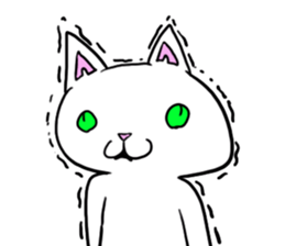 troublecat komaneko-chan and mr10000yen sticker #5473680