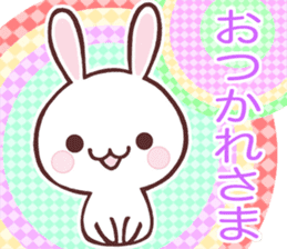 Rabbit heaven sticker #5473916