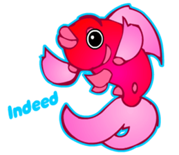 Cool Goldfish chan (English) sticker #5474348