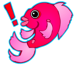 Cool Goldfish chan (English) sticker #5474349