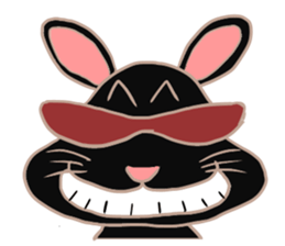 AMAMI dark rabbit sticker #5475051
