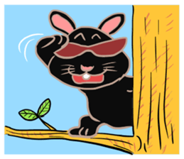 AMAMI dark rabbit sticker #5475054