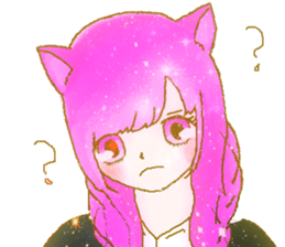 a girl's Sticker sticker #5475146