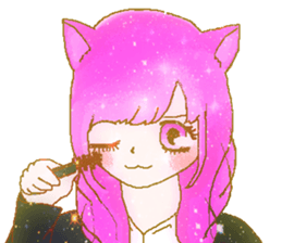 a girl's Sticker sticker #5475155