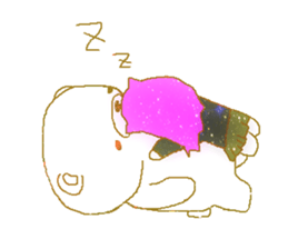 a girl's Sticker sticker #5475156