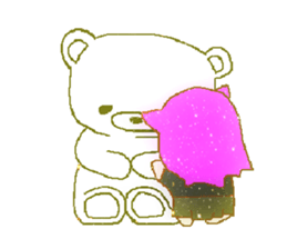 a girl's Sticker sticker #5475160