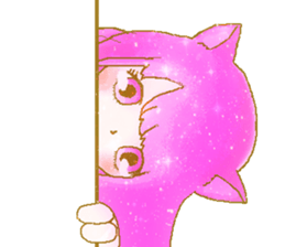 a girl's Sticker sticker #5475172