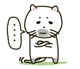 Phoca largha Cat sticker #5475190