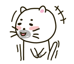 Phoca largha Cat sticker #5475215