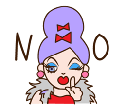 Drag queen stickers in English sticker #5475341