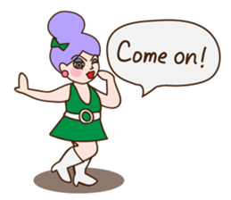 Drag queen stickers in English sticker #5475365