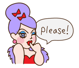 Drag queen stickers in English sticker #5475366