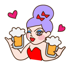 Drag queen stickers in English sticker #5475367