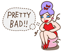 Drag queen stickers in English sticker #5475370