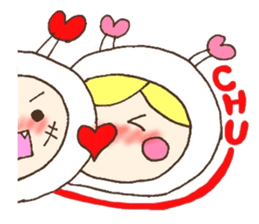 Kokoro chan and genki kun!! sticker #5475782
