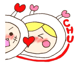 Kokoro chan and genki kun!! sticker #5475782