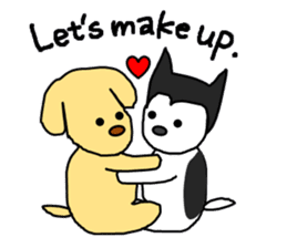 Love Love Lab &Husky sticker #5475833